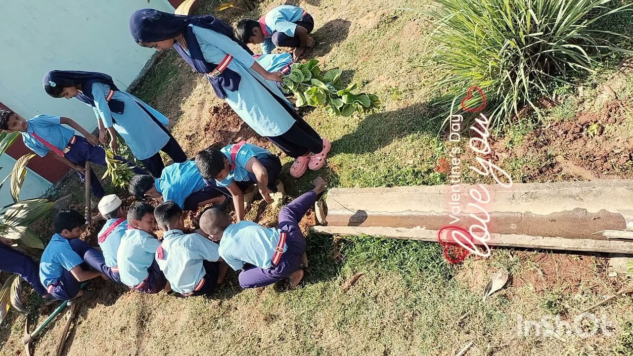 ECO CLUB activity in lps Urdu Patel nagar school Dandeli 