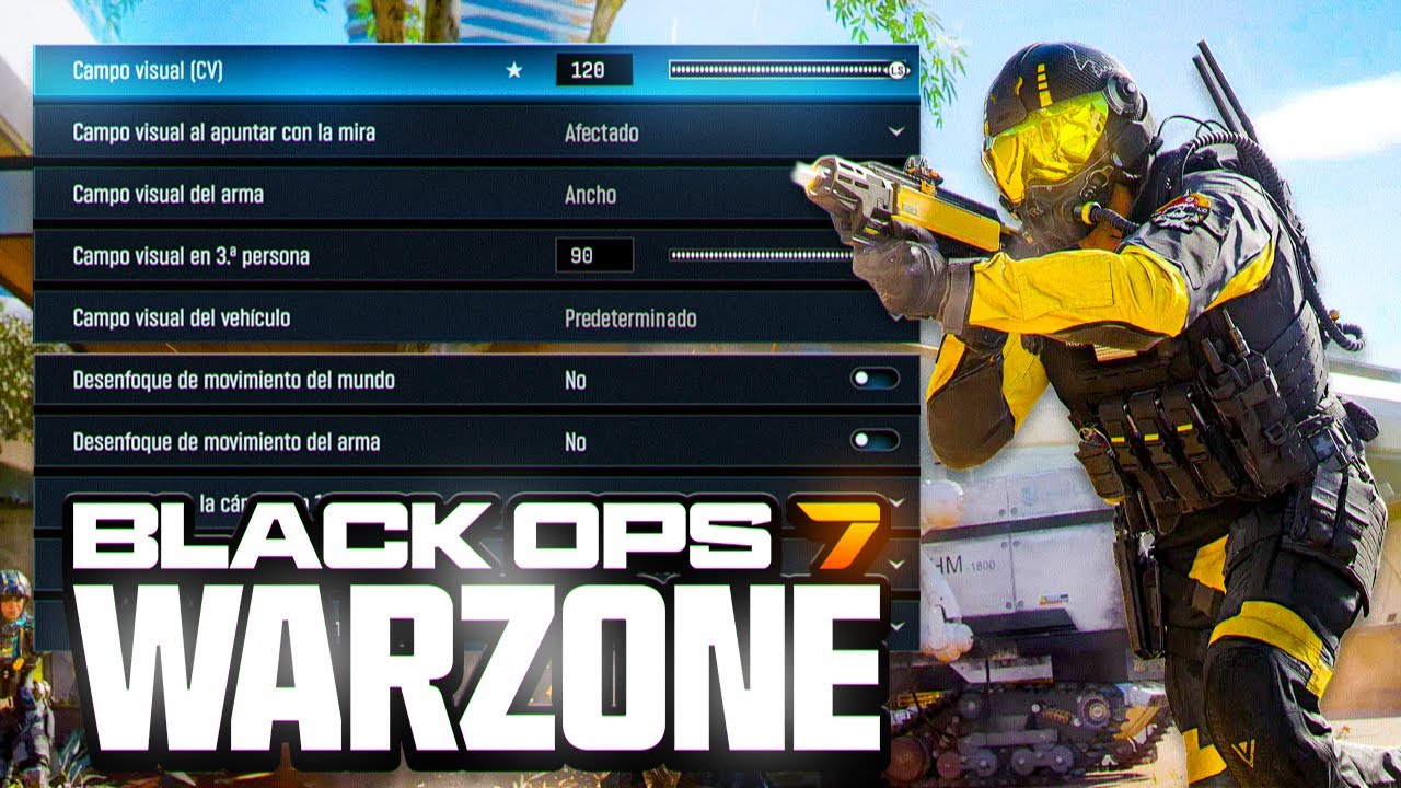 La MEJOR CONFIGURACION para CALL OF DUTY WARZONE BLACK OPS 7