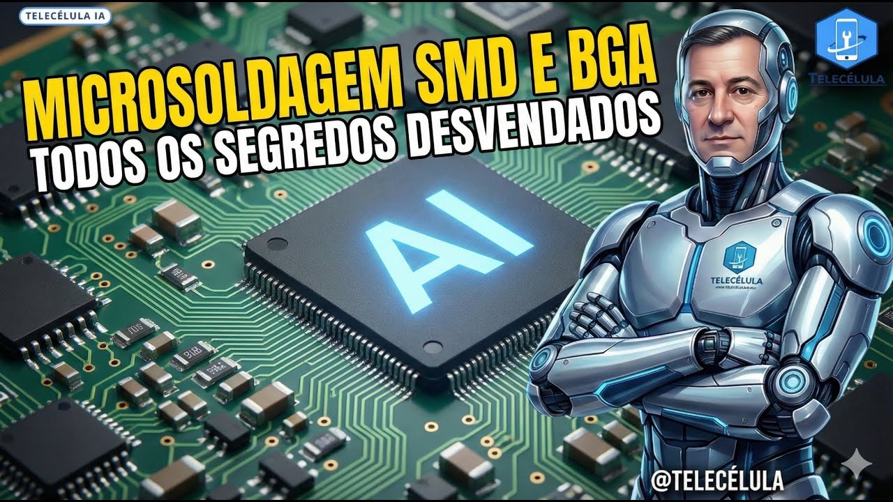 IA TELECÉLULA - TODOS OS SEGREDOS MICROSOLDAGEM REVELADOS - VÍDEO IMPERDÍVEL!