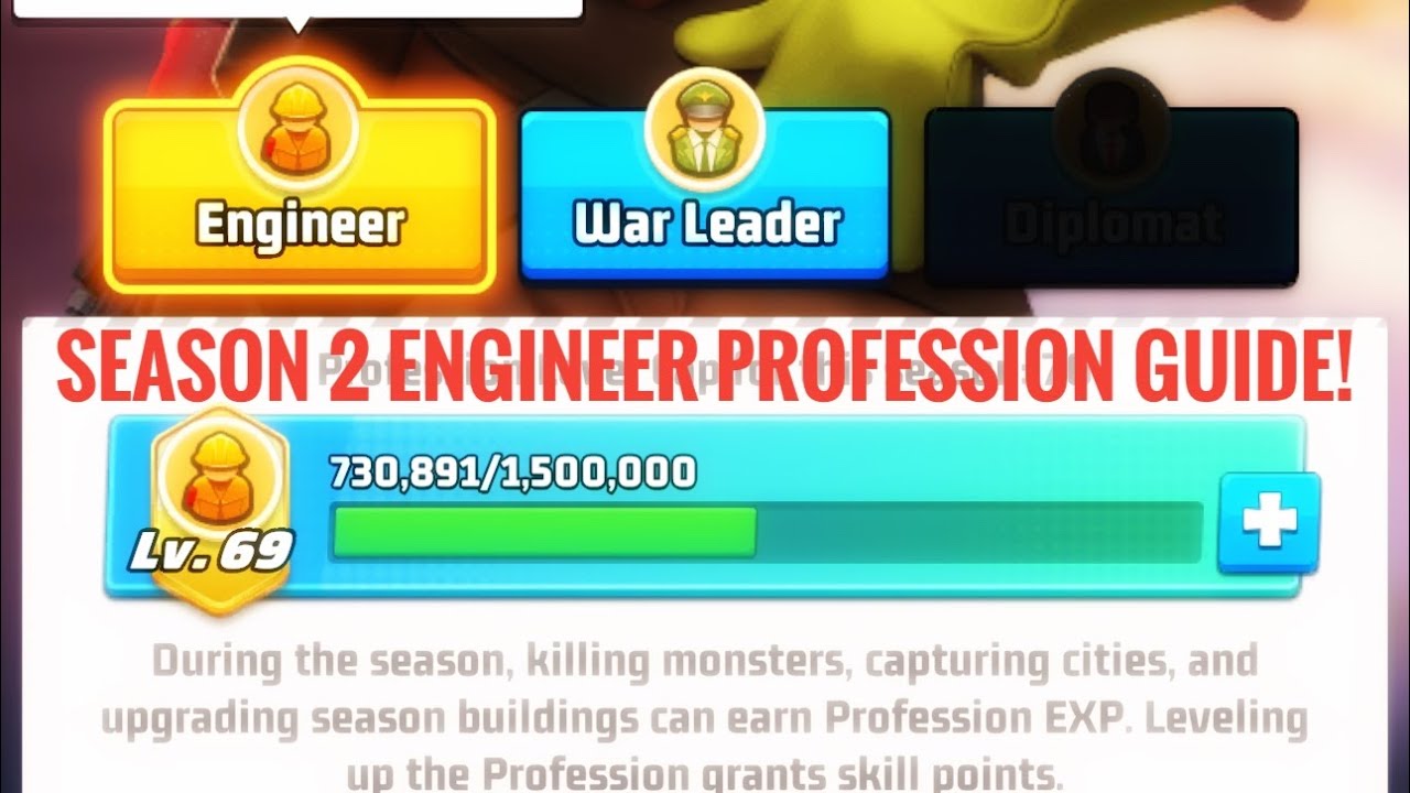 Last War Survival: Season 2 Engineer Profession Guide! GET THESE ASAP!!