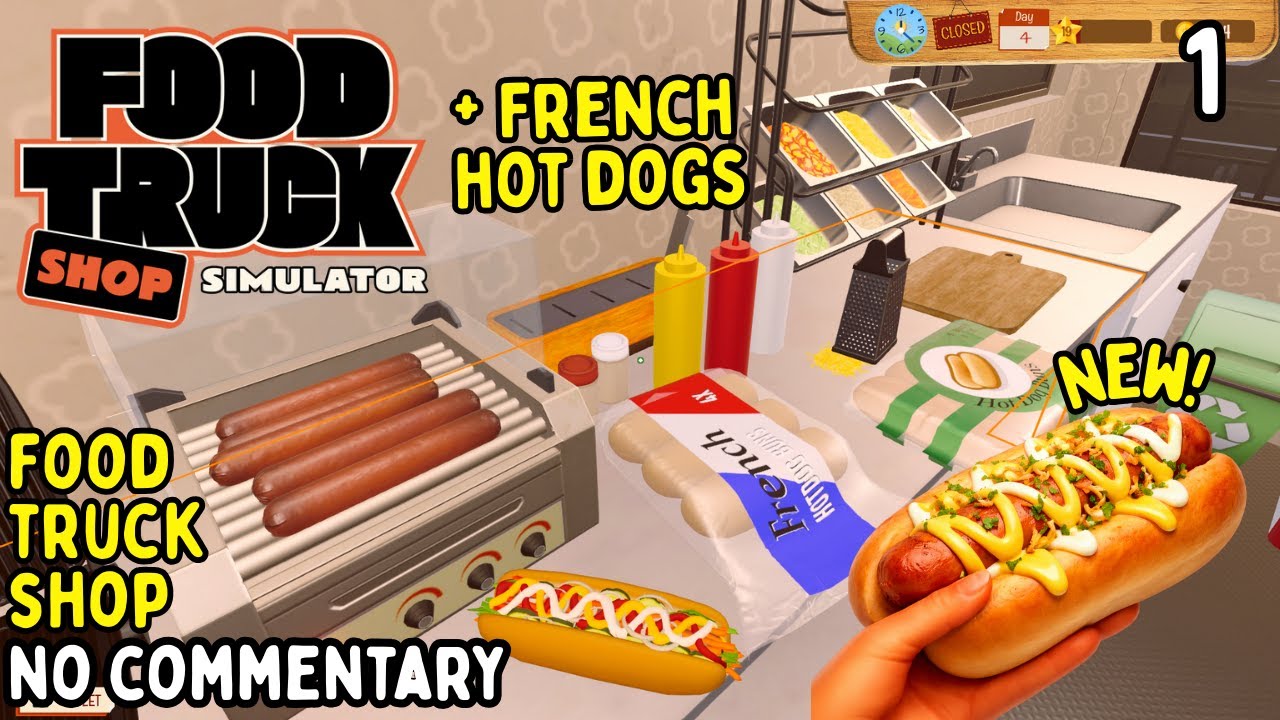 Food Truck Shop Simulator 🚚🌭 | Cozy Longplay (No Commentary Gameplay)