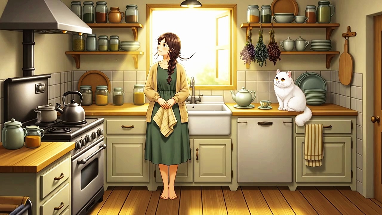 A Peaceful Morning Routine in Our Tiny Cottage | Cozy Anime Life