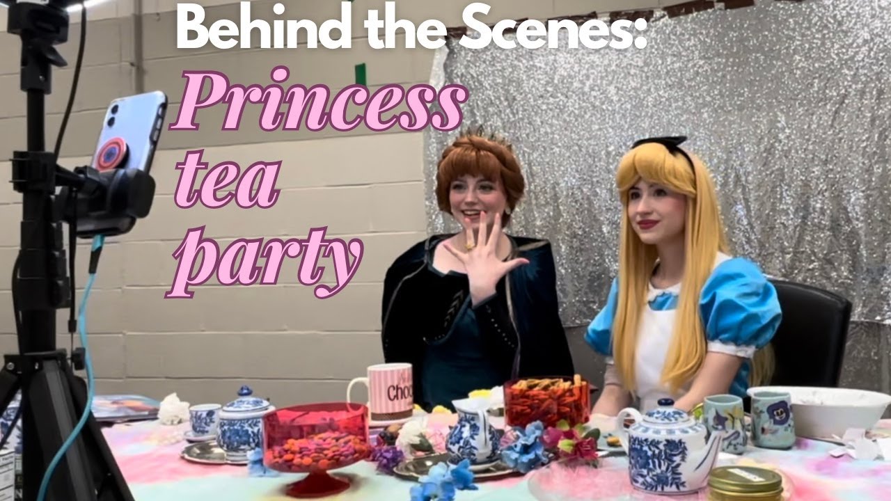 VLOG: PRINCESS TEA PARTY- BEHIND THE SCENES | Party Princess Tea Party Vlog | Princess Jess