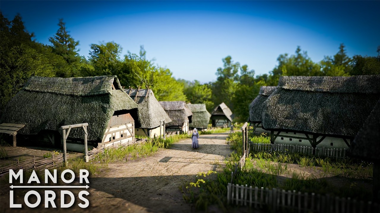 MANOR LORDS Relaxing Longplay: Building the DREAM VILLAGE... | Stress Relief & Sleep