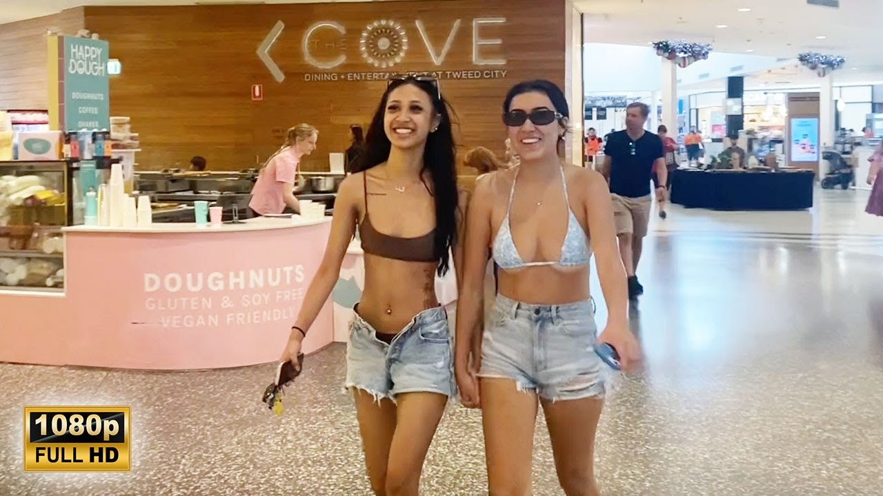 (HD) TWEED CITY SHOPPING CENTRE WALKING TOUR - GOLD  COAST AUSTRALIA