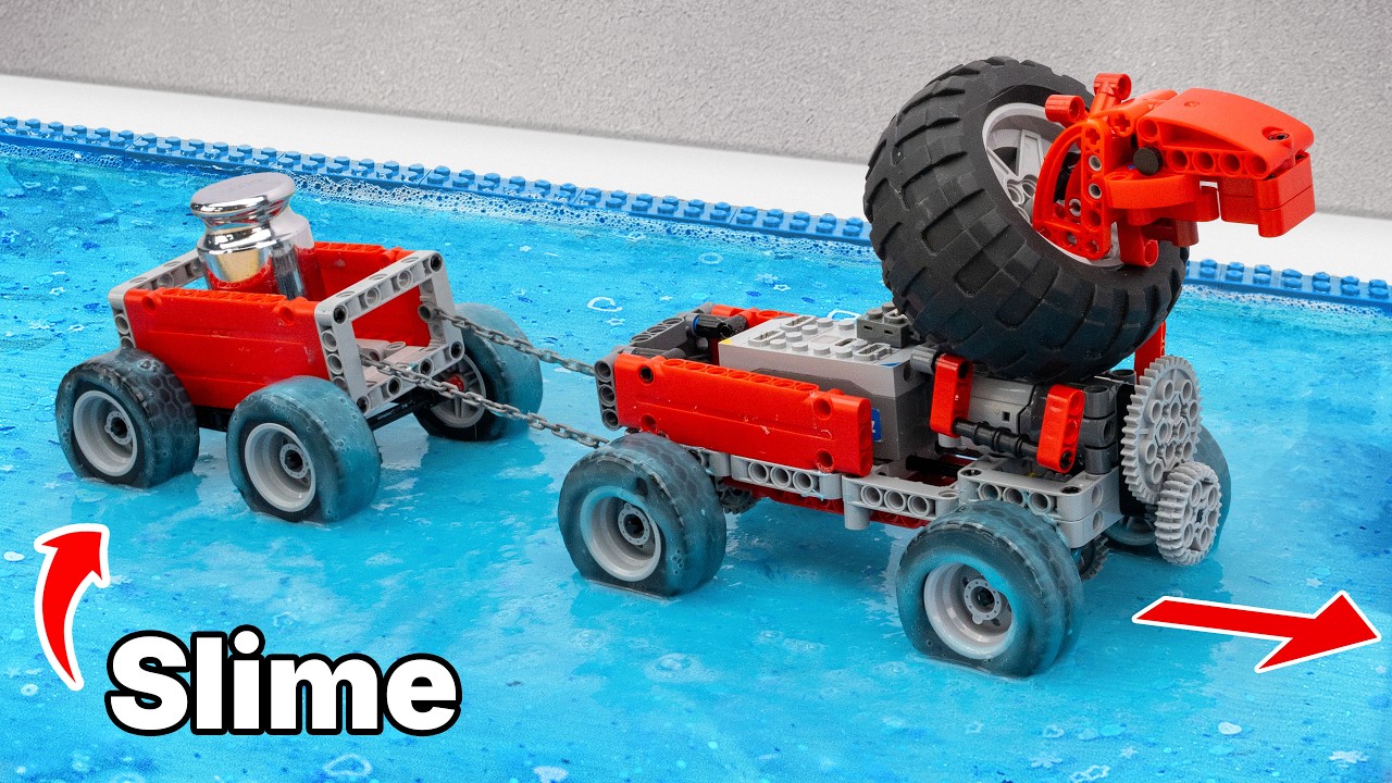 LEGO Italian Brainrot Cars vs Heavy Drag Challenge | FM LEGO Technic