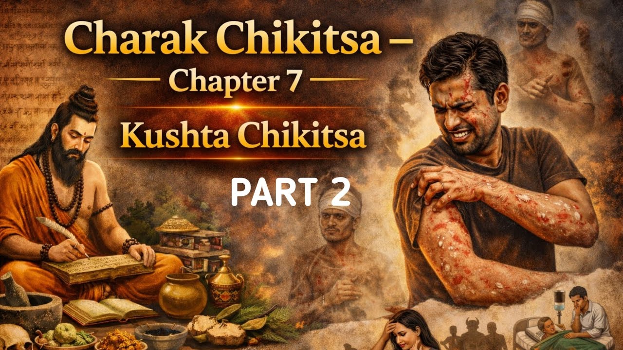 Charak chikitsa ch 7 | kusta chikitsa part 2  |
