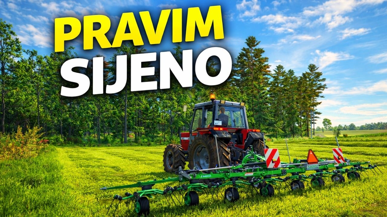 Prvi put radim sijeno | Farming prezivljavanje #29 | #farmingsimulator25