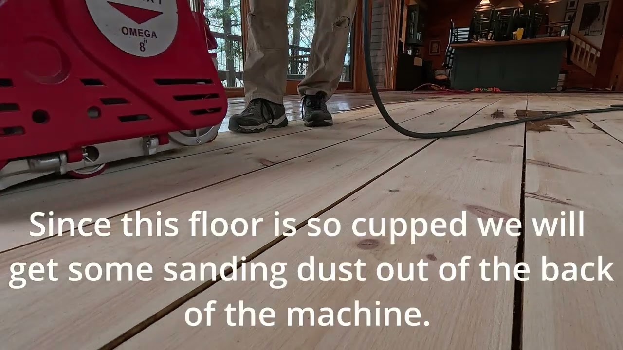 Nightmare Pine Floor Sanded and Refinished.