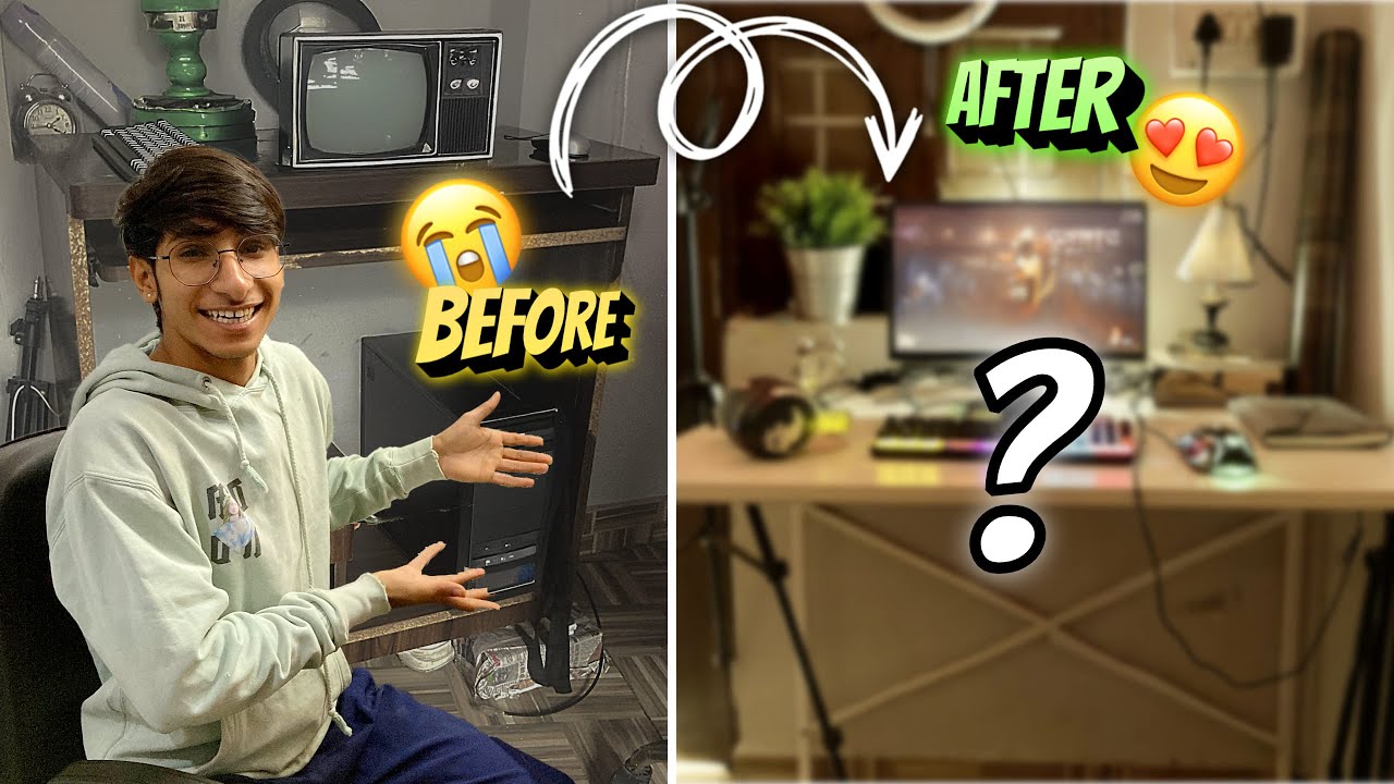 Finally naya DESK bhi agya hai SETUP par 😍😍