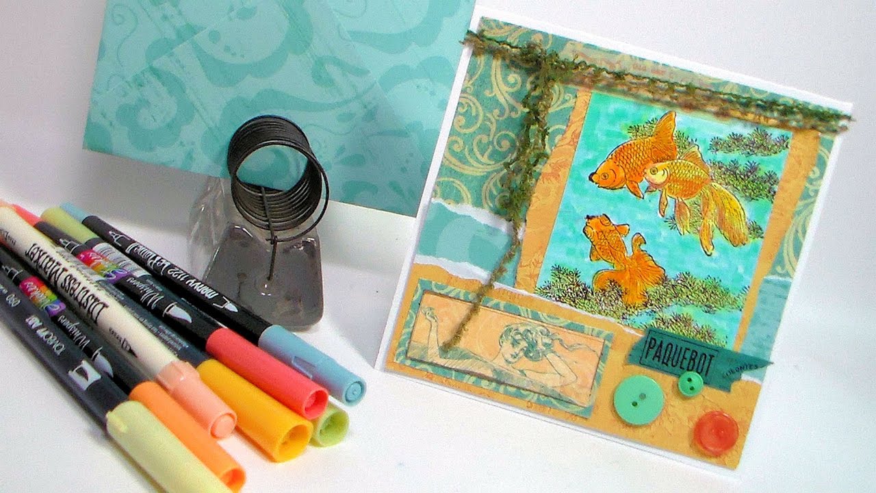 Idea For Using Photo Paper in Cardmaking// No Template Envelope // Stamp School