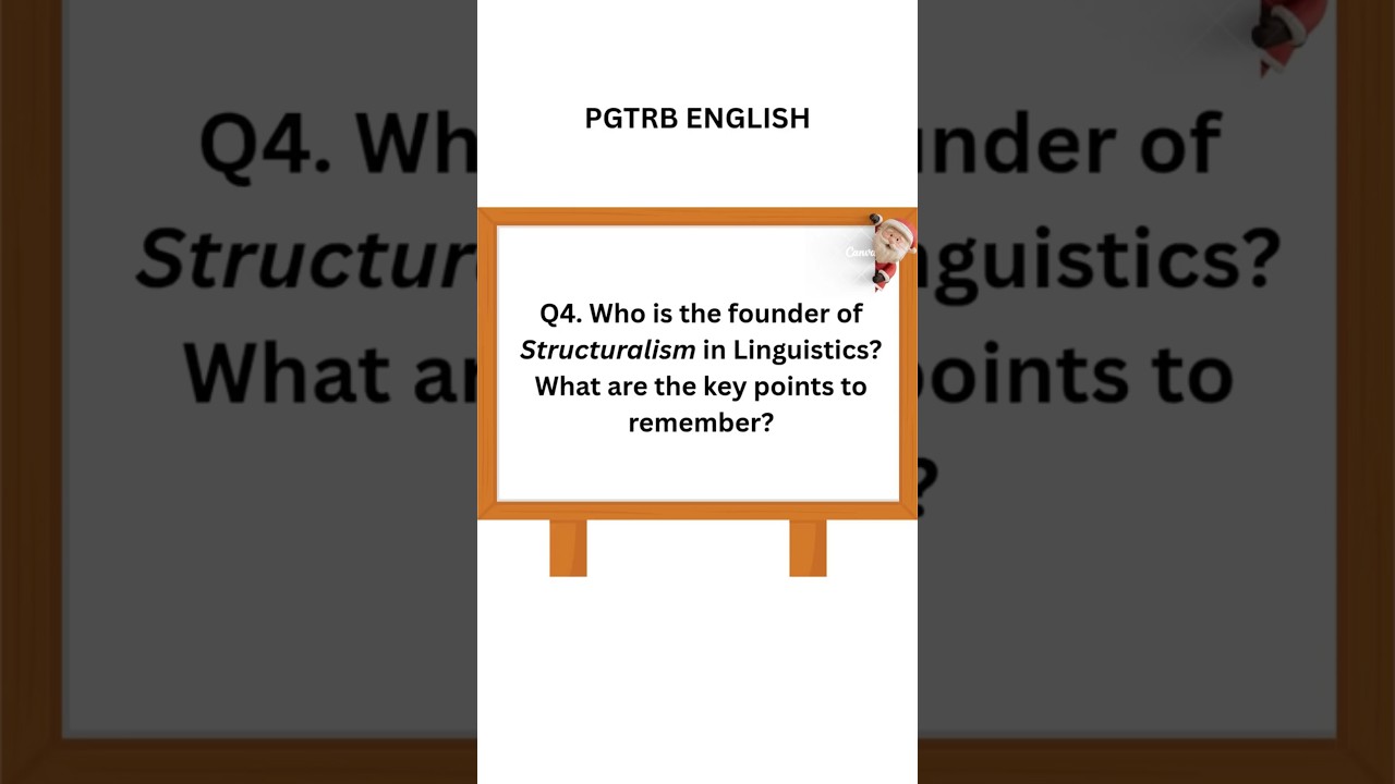 #PGTRBEnglish