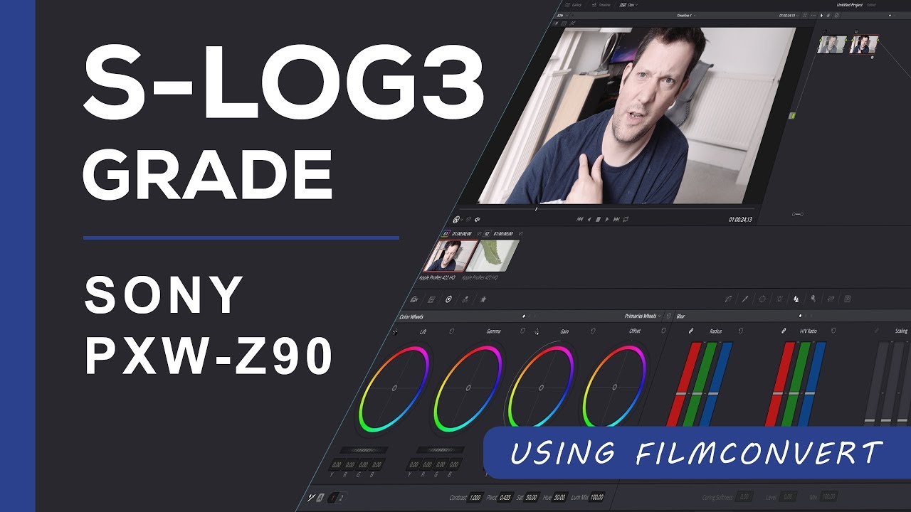 Grading S-LOG3 Footage - Sony PXW-Z90