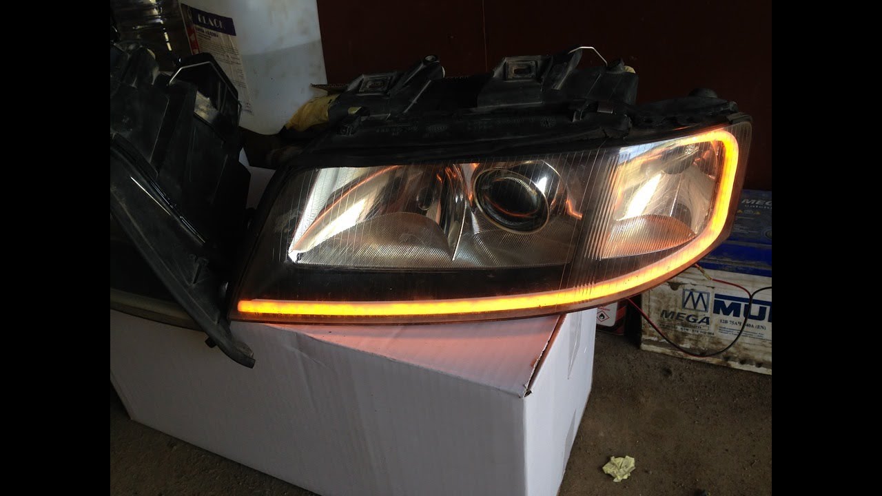 ремонт и тюнинг фар от Ауди а6 с5