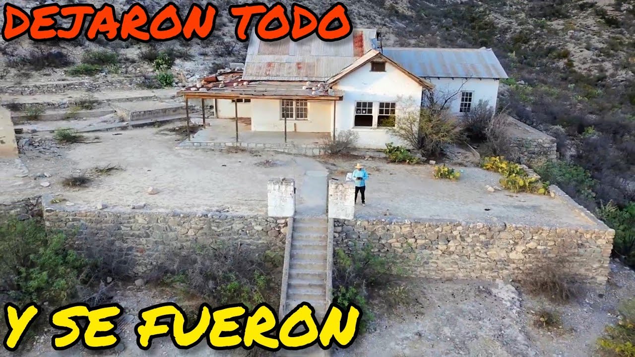 PUEBLO FANTASMA EN MEDIO DEL DESIERTO , MINERAL DE REFORMA COAH MEXICO 