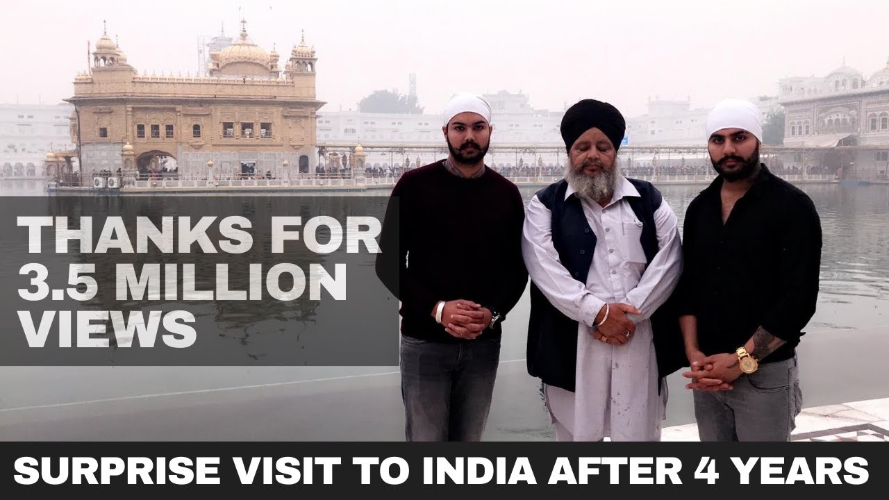4 ਸਾਲਾਂ ਬਾਅਦ ਘਰਦਿਆਂ ਨੂੰ ਦਿੱਤਾ ਸਰਪਰਾਇਜ | SURPRISE VISIT TO INDIA AFTER 4 YEARS | DAD GOT EMOTIONAL