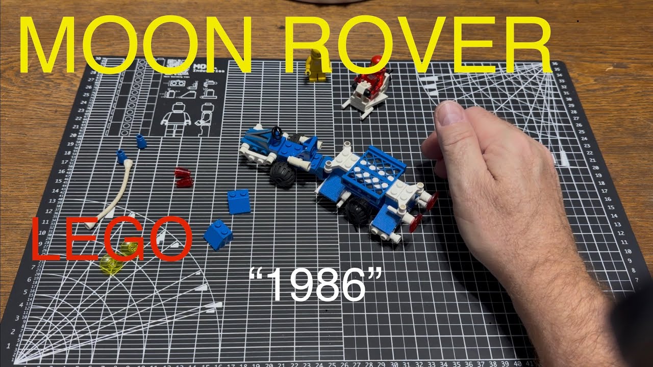 LEGO build MOON ROVER “1986”.