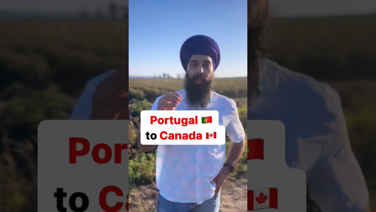 Discover how to jet-set from Portugal to Canada on a tourist visa! 🌍✈️ #trending #viral #shorts