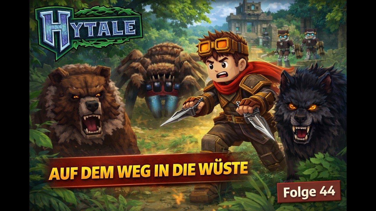 Ich wollte nur in die Wüste… dann kamen sie alle! | Hytale Folge 44