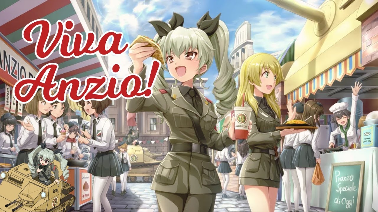 Viva Anzio ! | Anzio High School Anthem | Girls Und Panzer Unofficial Song