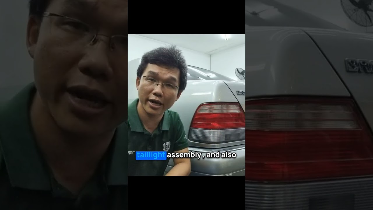 How do you differentiate the pre- and post-facelift Mercedes W140