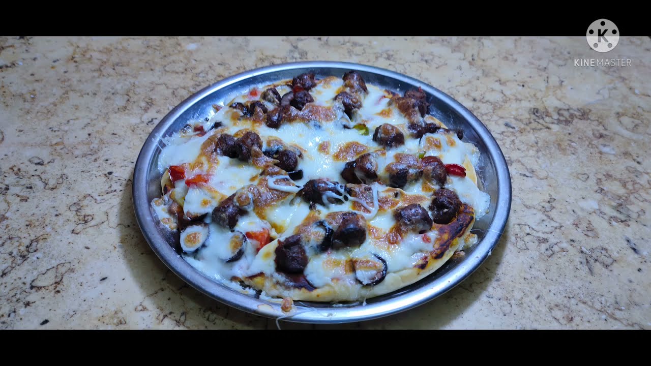 اجمل بيتزا سجق شرقي احلى وارخص من المطاعم واحلي شدة متزاريلا 🍕😋👌👍