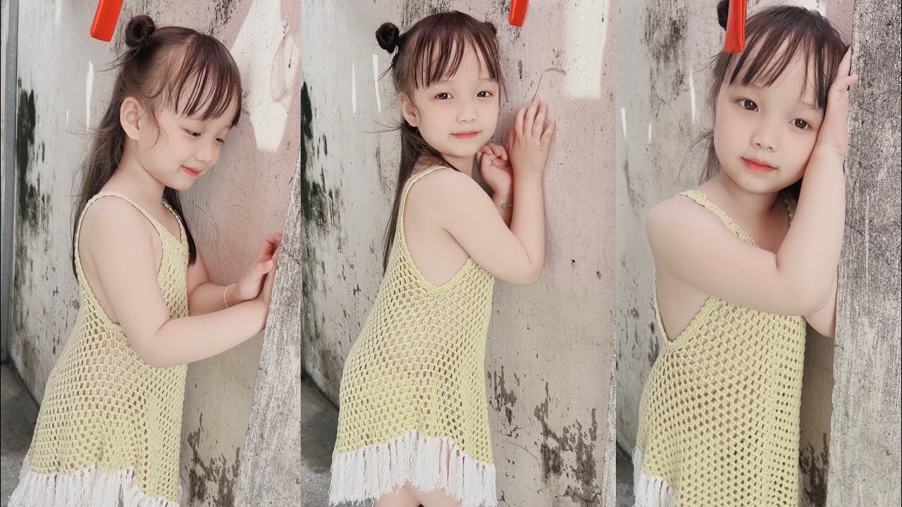 Crochet Summer Top | Móc mẫu áo - váy hè cho bé gái xinh xắn