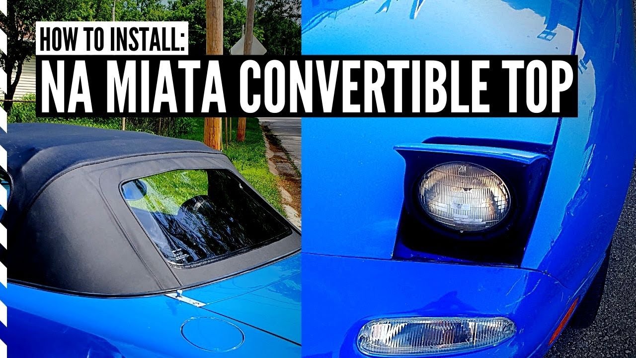 How to Replace a Mazda Miata Convertible Top! (full guide)