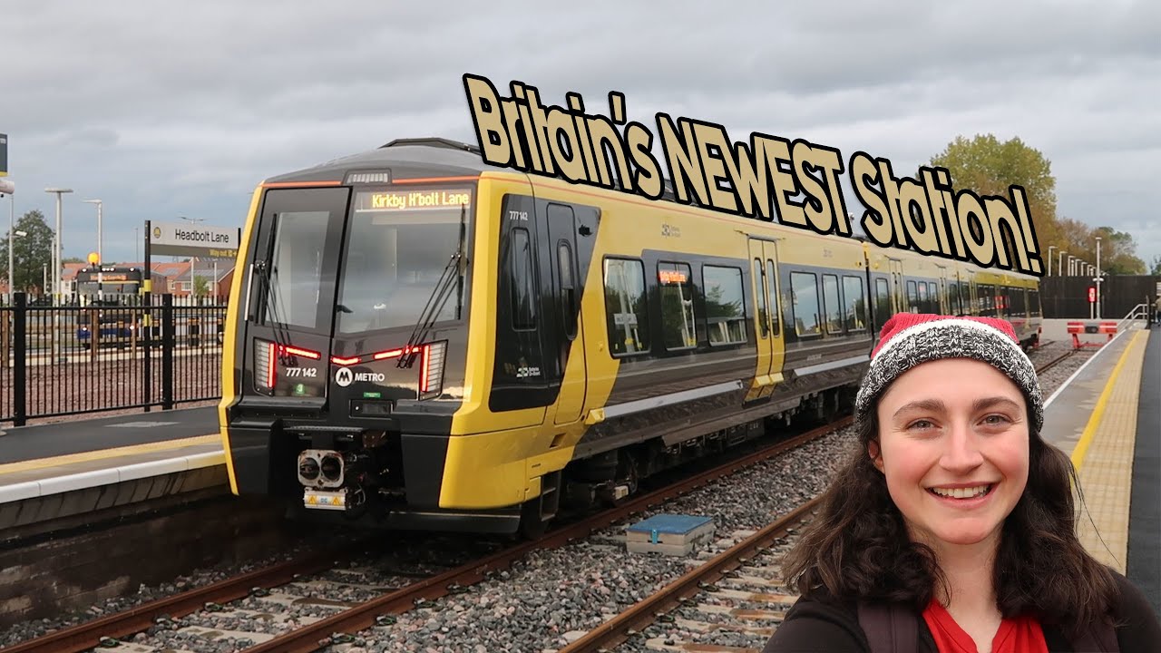 I went to Britain's NEWEST Railway Station... Headbolt Lane!