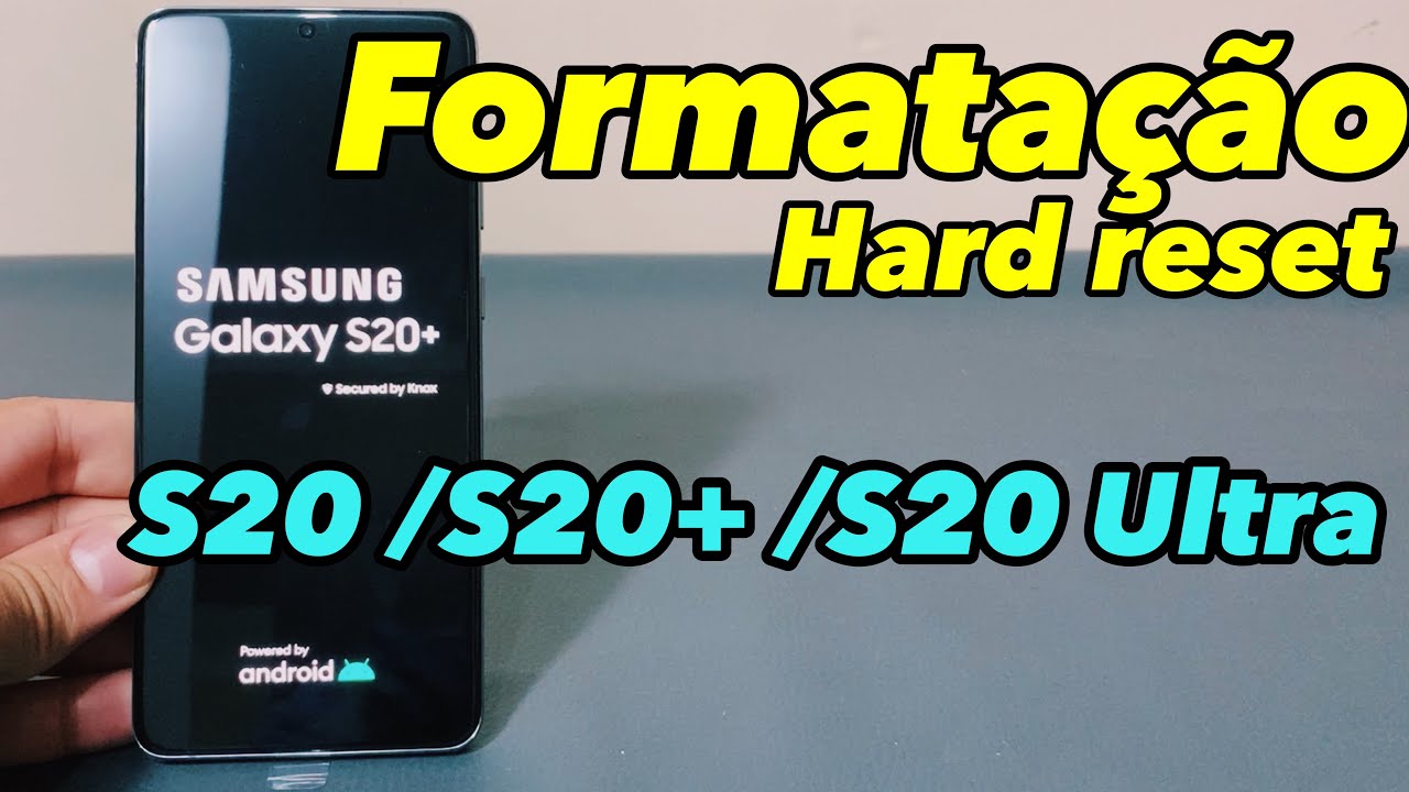 Como Formatar SAMSUNG S20 / S20+ / S20 ULTRA - Hard Reset Desbloquear Formatar (Remover Senha)