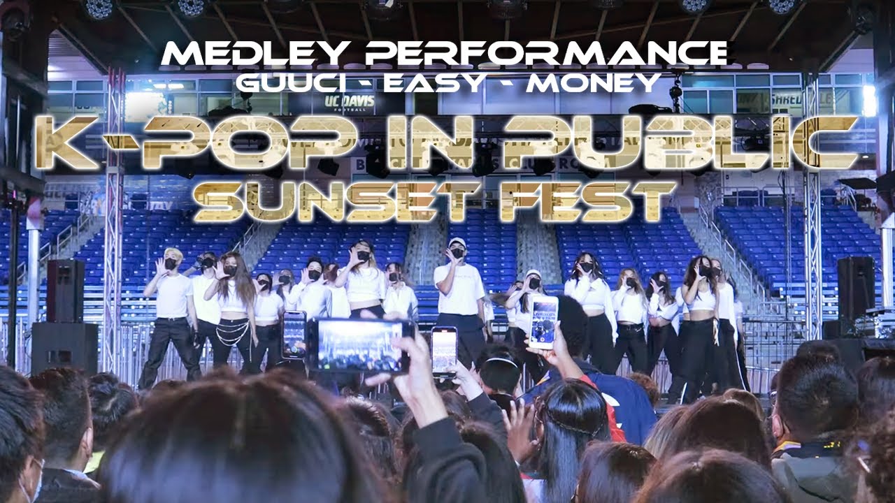 [COLLEGE K-POP IN PUBLIC] KPOP MEDLEY (GUCCI, EASY, MONEY) @UC Davis Sunset Fest by EKHO Dance