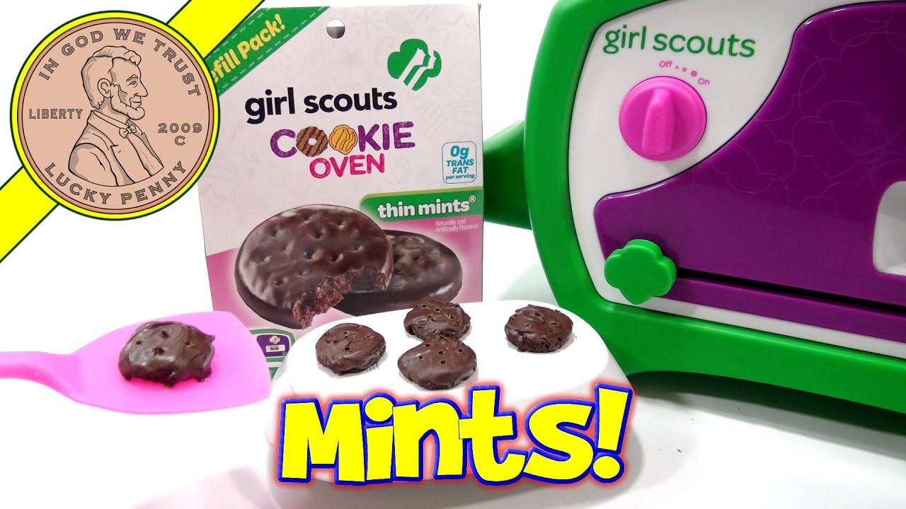 Girl Scouts Cookie Oven, I Bake Thin Mint Cookies!