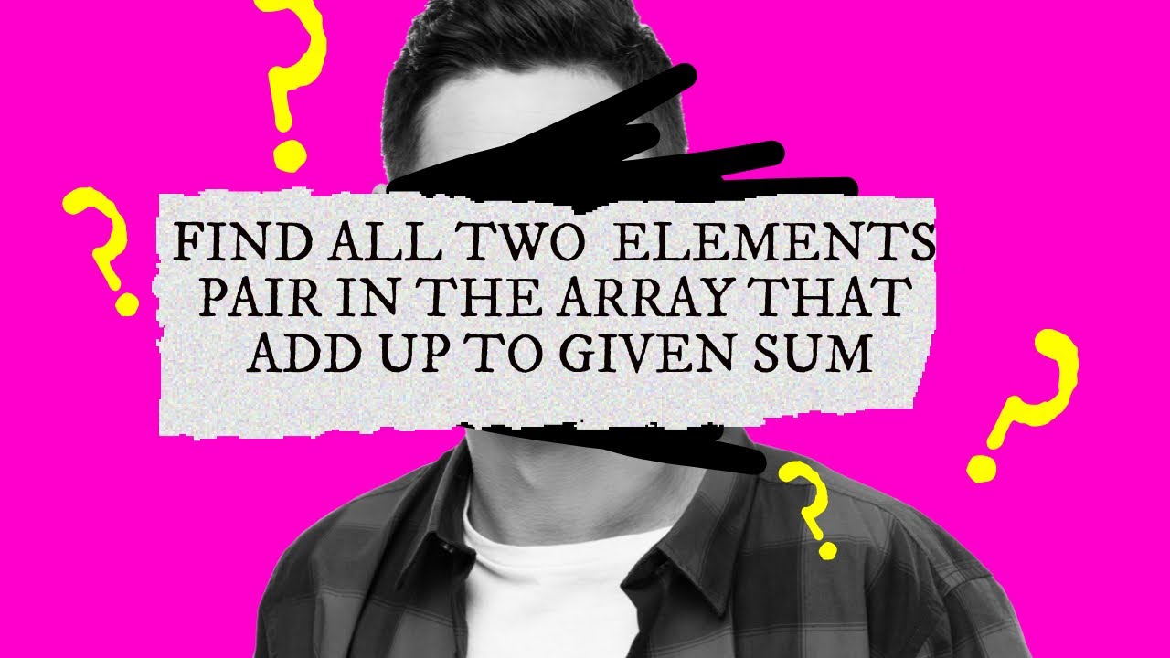 Algorithms in Swift: Find all two  elements pair in the array that add up to given sum