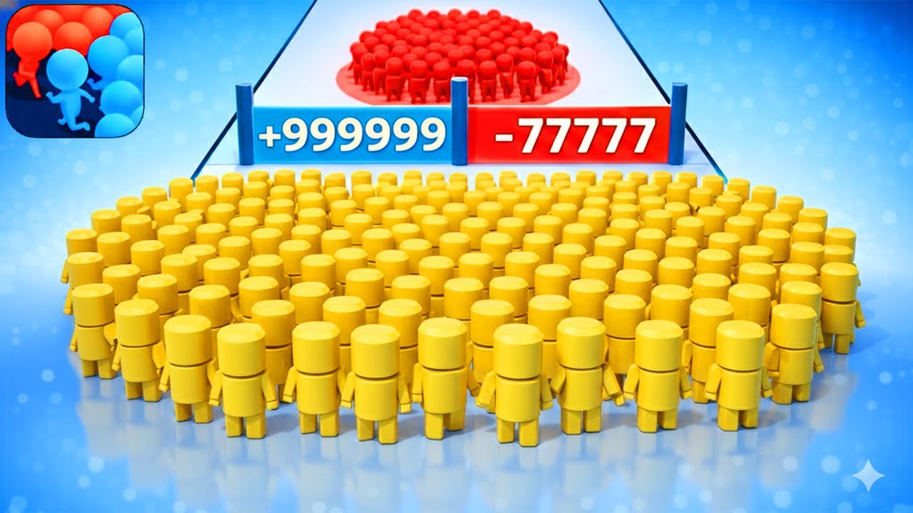 New Satisfying Mobile Games Count Masters Crowd Run Gameplay (Android, iOS) Walkthrough