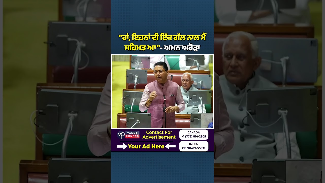 &ldquo;I Agree with One Thing They Said&rdquo; &ndash; Aman Arora | Vasda Punjab