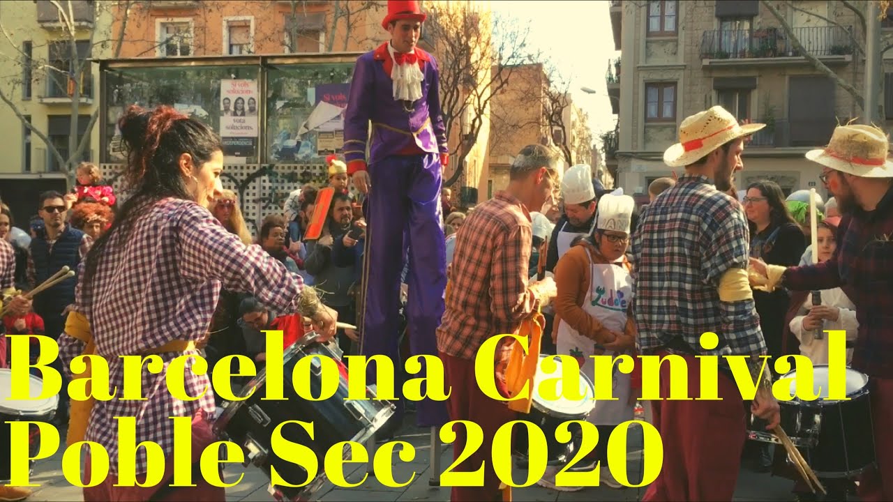 Carnival in Barcelona 2020 - Poble Sec District