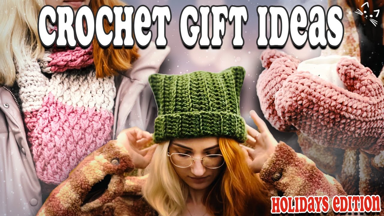 EASY CROCHET GIFTS FOR CHRISTMAS (WITH TUTORIALS) | HANDMADE GIFT IDEAS FOR HOLIDAYS
