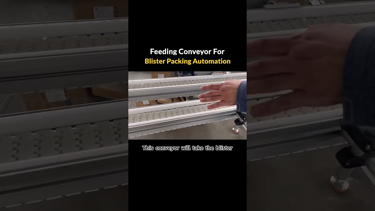 Feeding Conveyor For Blister Packing Automation