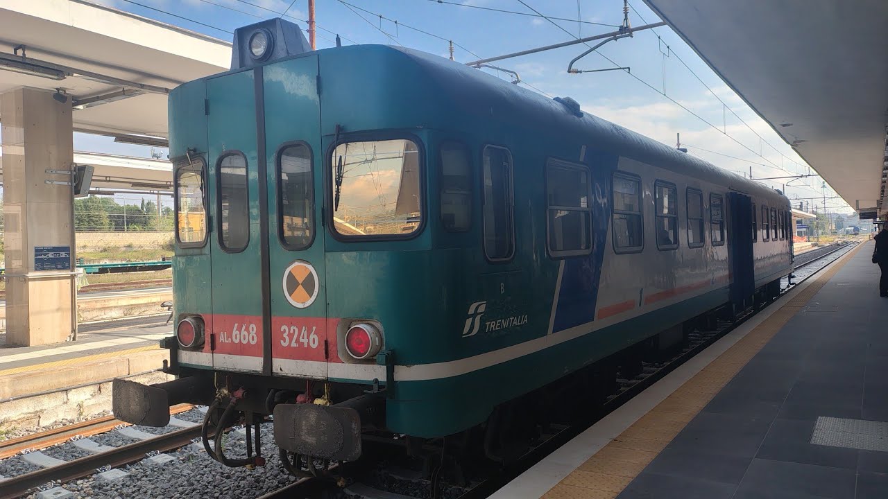 Un servizio speciale per un aln668 di Trenitalia. Viaggio a bordo del treno storico Sannio express.