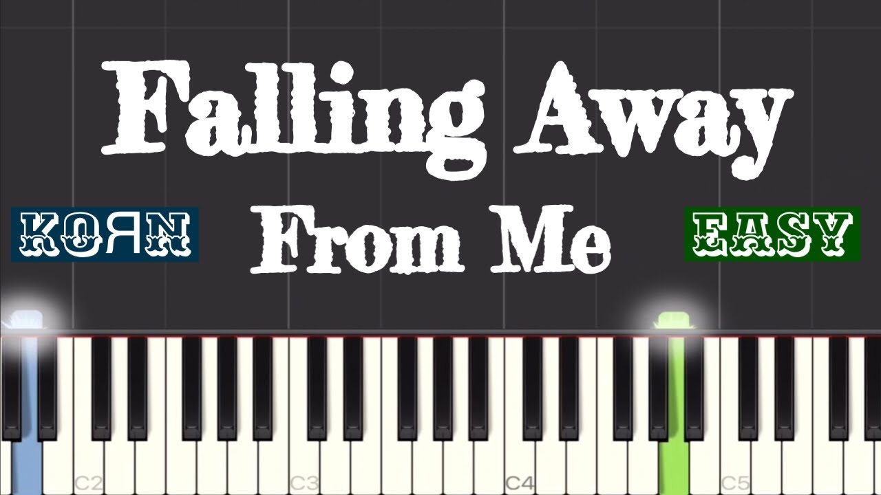 Korn - Falling Away From Me Piano Tutorial | Easy