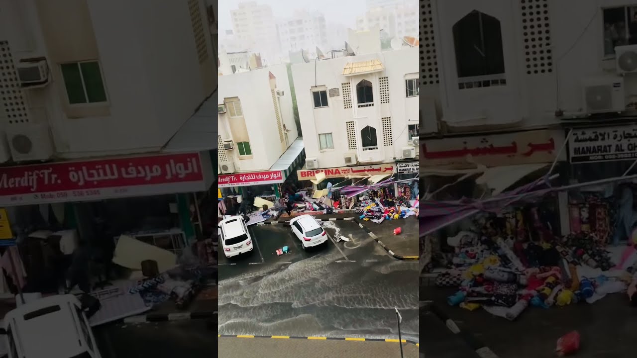 UAE Sharjah Heavy Rain (today)
