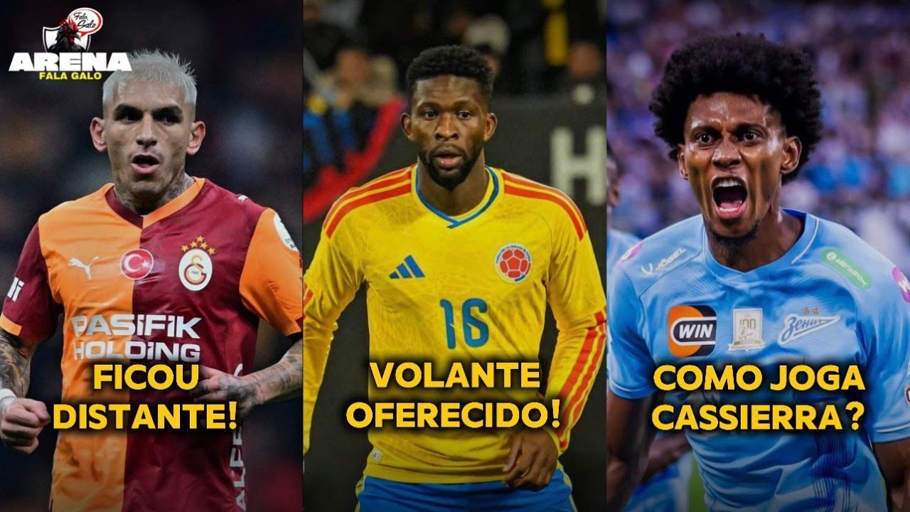 🥺 FICOU DISTANTE | 🔥 VOLANTE OFERECIDO | 🇨🇴 COMO JOGA CASSIERRA?