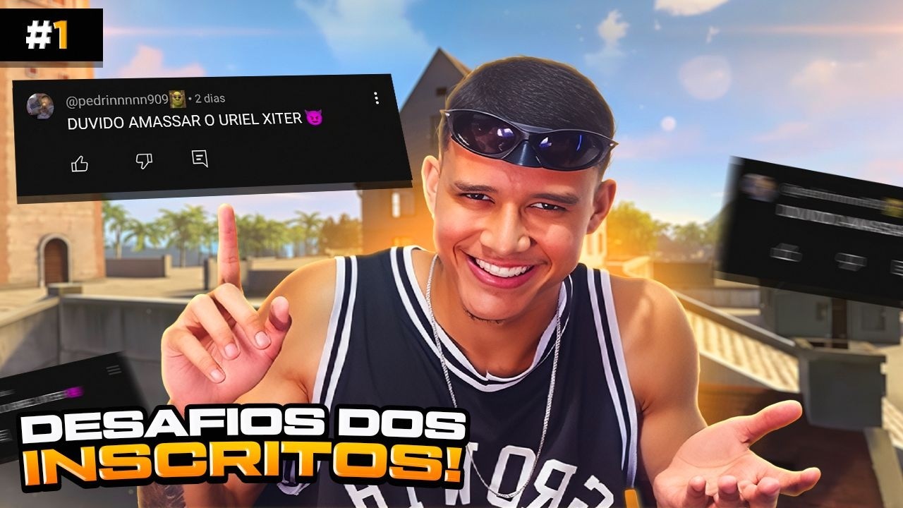 CUMPRINDO DESAFIOS DE INSCRITOS! FREE FIRE 🤷🏽‍♂️😬 #1