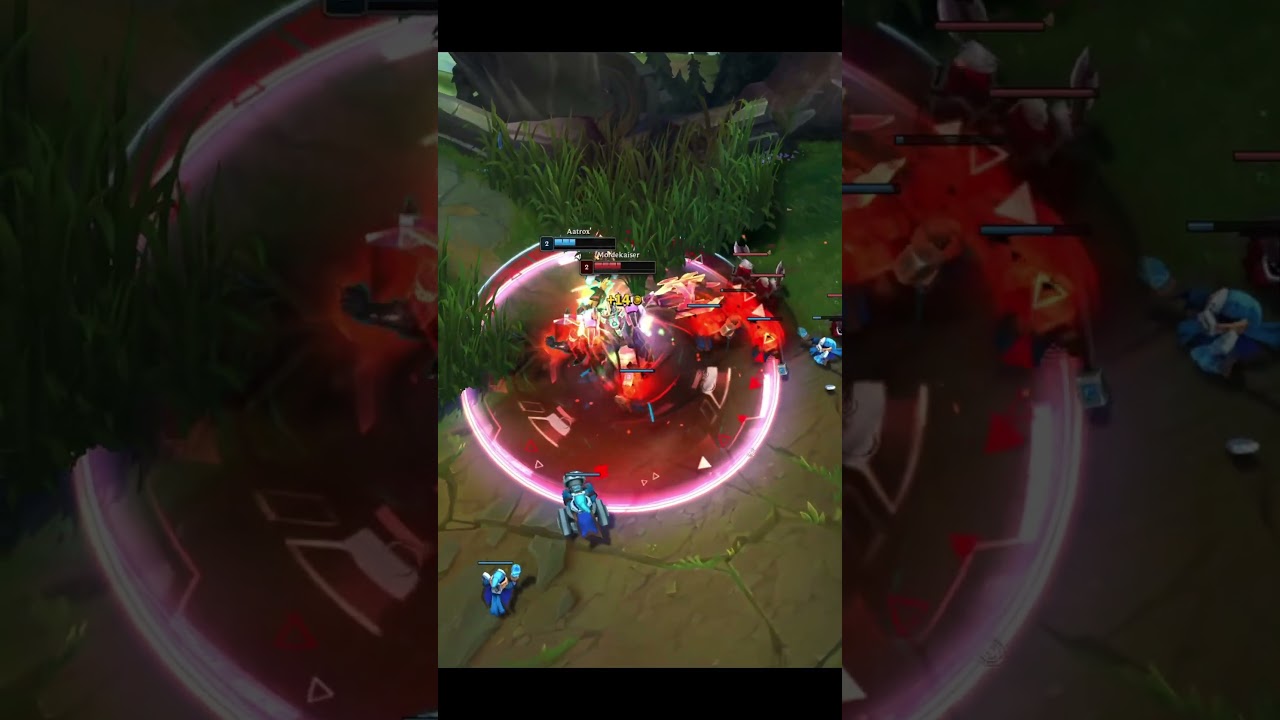 I'm not trapped in here with YOU... 💀🗡️#LeagueOfLegends #Aatrox #Shorts