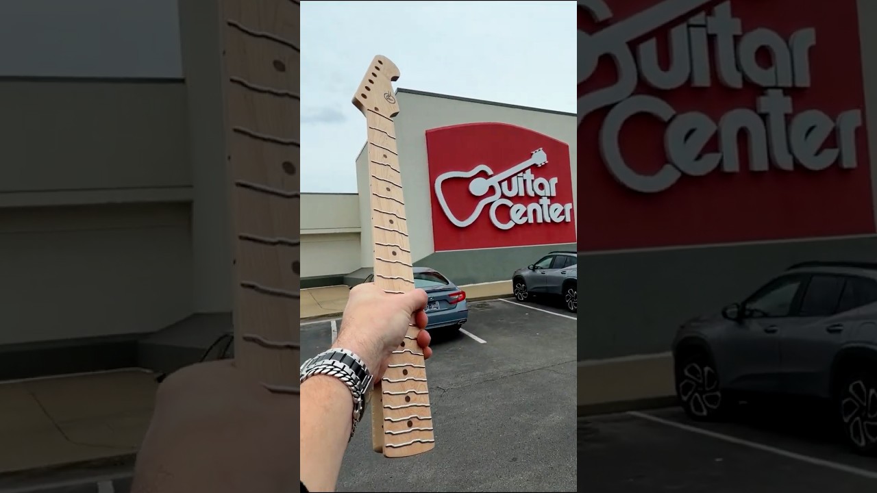 Я установил гриф True Temperament на гитару Squier.