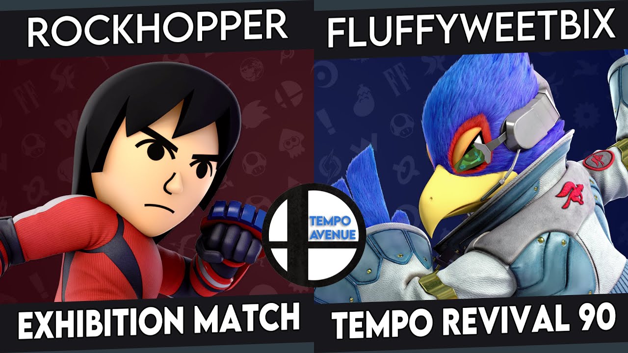 Tempo Revival 90 - Rockhopper (Mii Brawler) Vs. Fluffyweetbix (Falco) - Exhibition Match - SSBU