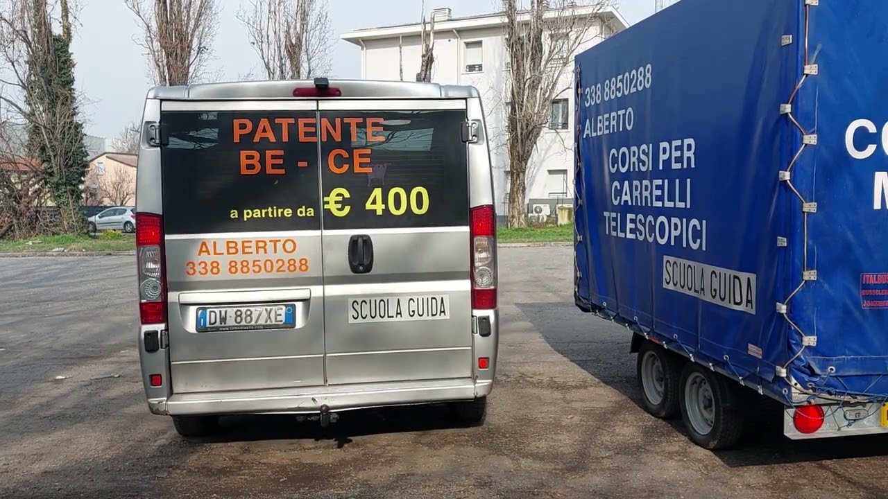 ESAME GUIDA BE manovra e sgancio