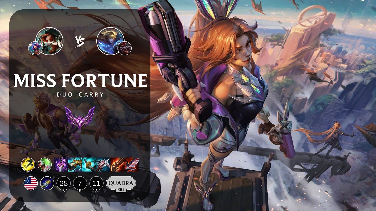 Miss Fortune ADC vs Ezreal - NA Master Patch 13.11