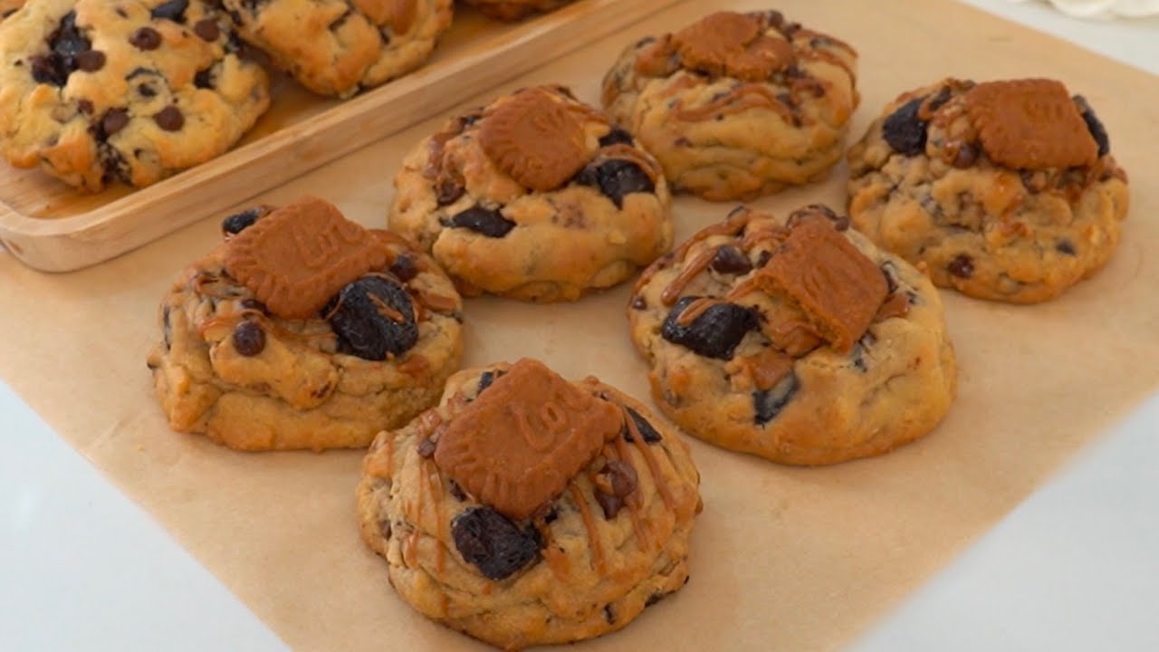 Biscoff Chocolate Chip Cookie [No Music]