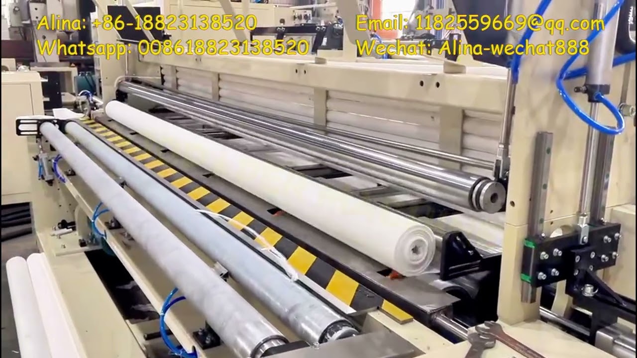 full automatic tissue paper rewinding machine with full embossing for toilet jumbo roll kitchen roll